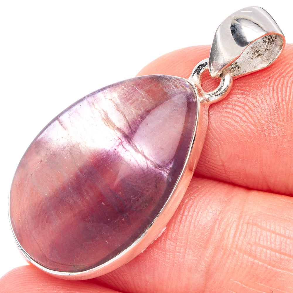 Fluorite Pendant 1 3/8" (925 Sterling Silver) P44538