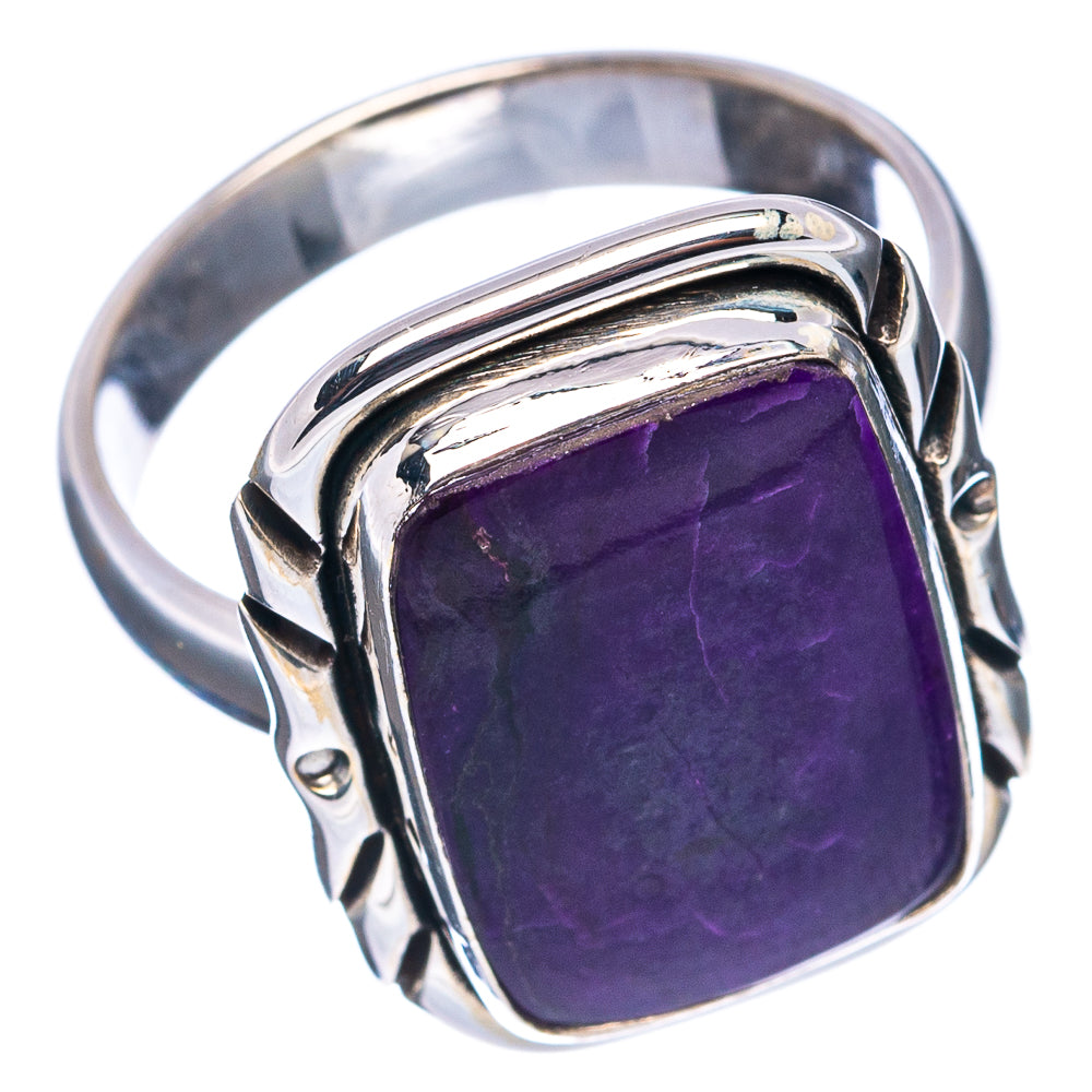 Premium Rare Sugilite Ring Size 7.75 (.925 Sterling Silver)