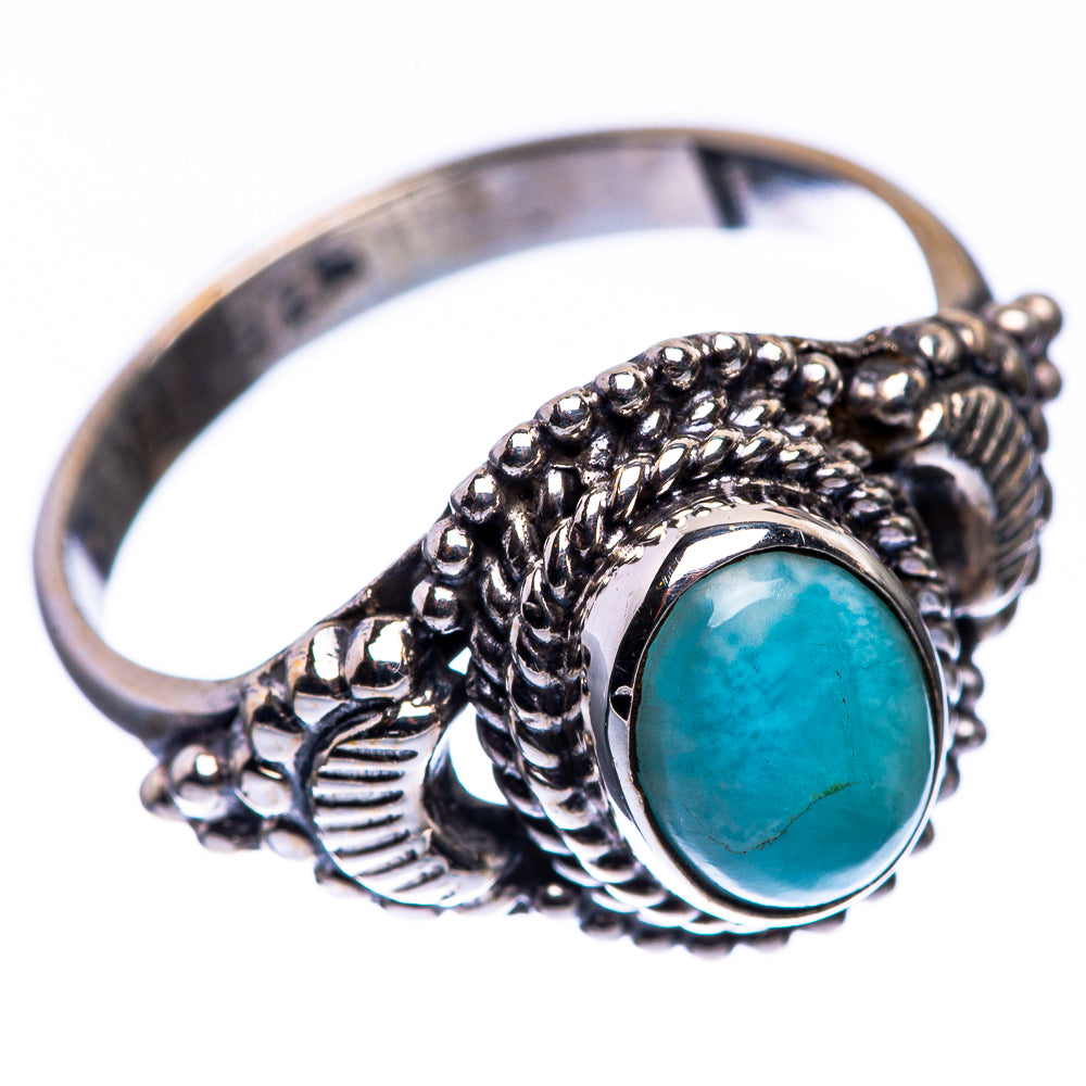 Larimar Dainty Ring Size 6 (925 Sterling Silver) R142589
