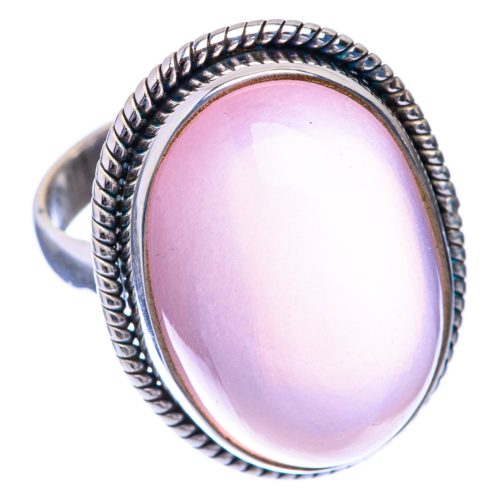 Rose Quartz Ring Size 8 (925 Sterling Silver) R141586