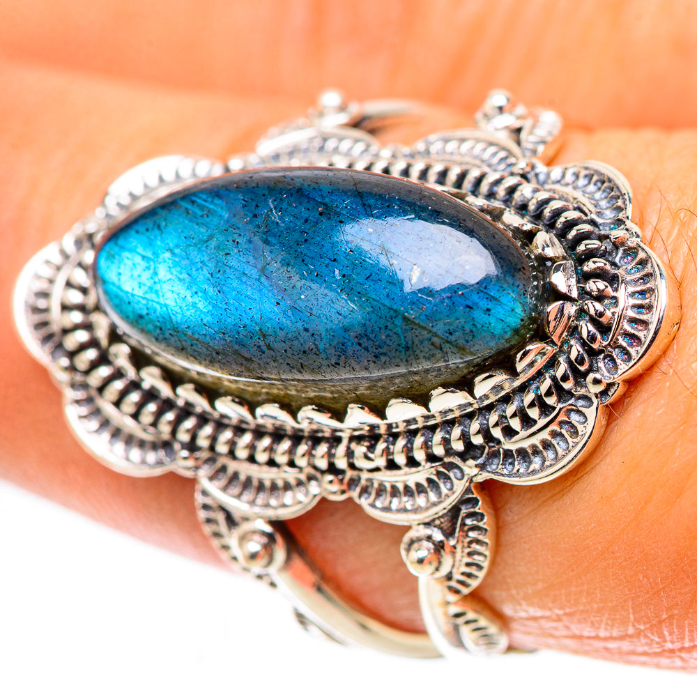 Labradorite Ring Size 8.25 (925 Sterling Silver) RING138449