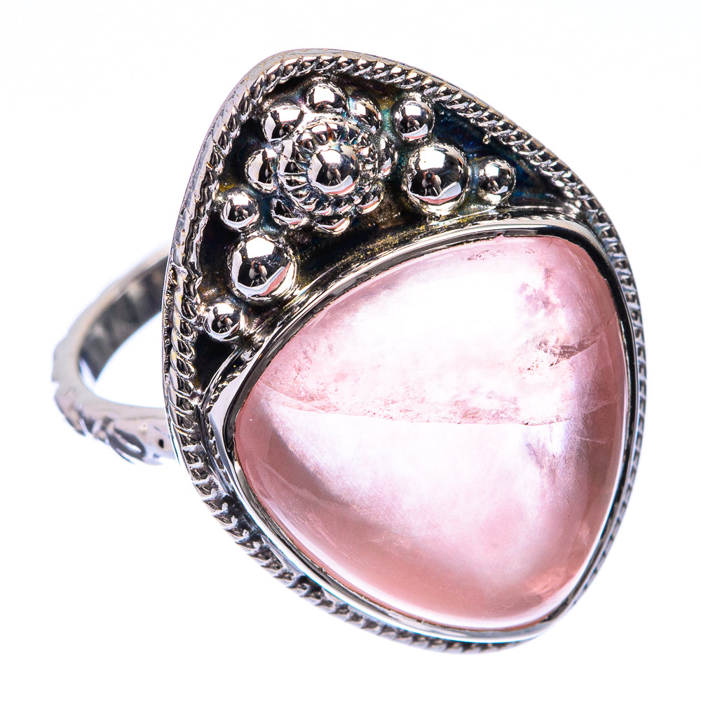 Premium Rose Quartz Ring Size 7 (925 Sterling Silver) R141863