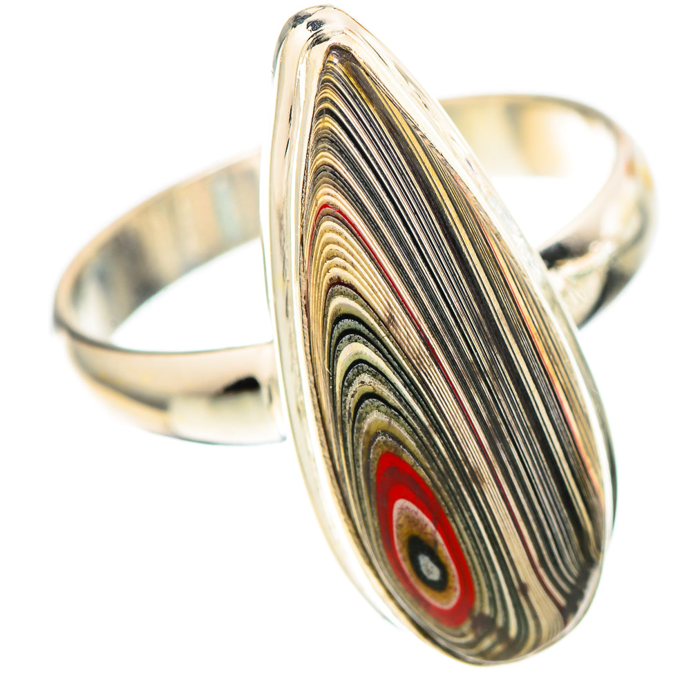 Fordite 925 Sterling Silver Ring Size 10 (925 Sterling Silver) RING139575