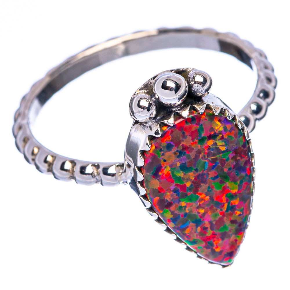 Synthetic Opal Ring Size 8.75 (925 Sterling Silver) R146122