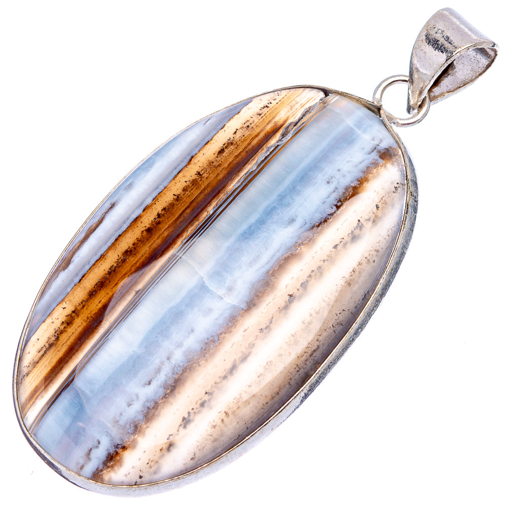 Owyhee Opal Pendant 2 1/8" (Silver Plated)