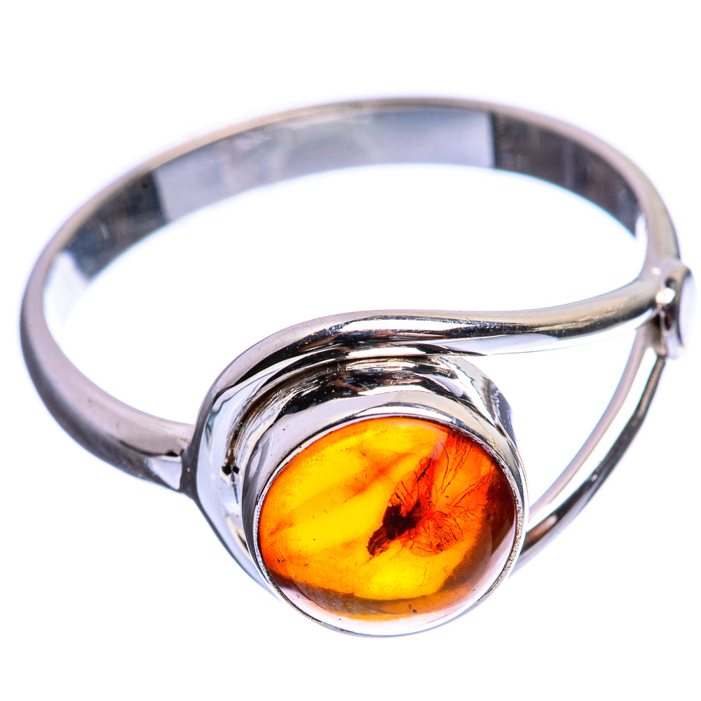Baltic Amber Ring Size 9 (925 Sterling Silver) R142992