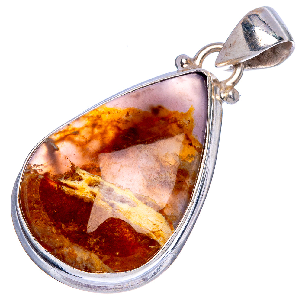 Rare Cacoxenite Amethyst Pendant 1 1/2" (925 Sterling Silver) P40531