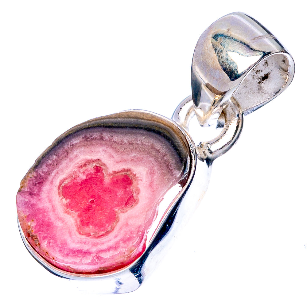 Rare Rhodochrosite Stalactite Pendant 7/8" (925 Sterling Silver) P42966