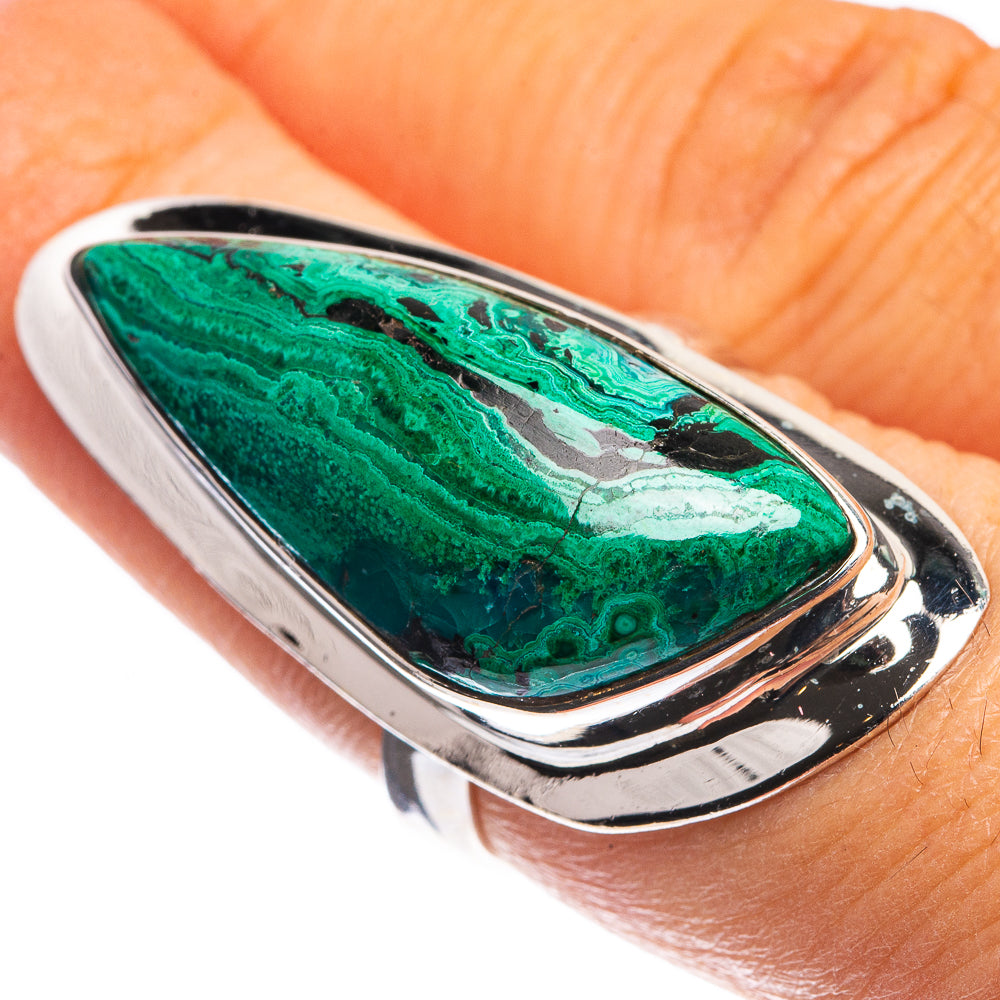 Large Chrysocolla Ring Size 7 (925 Sterling Silver) R143055