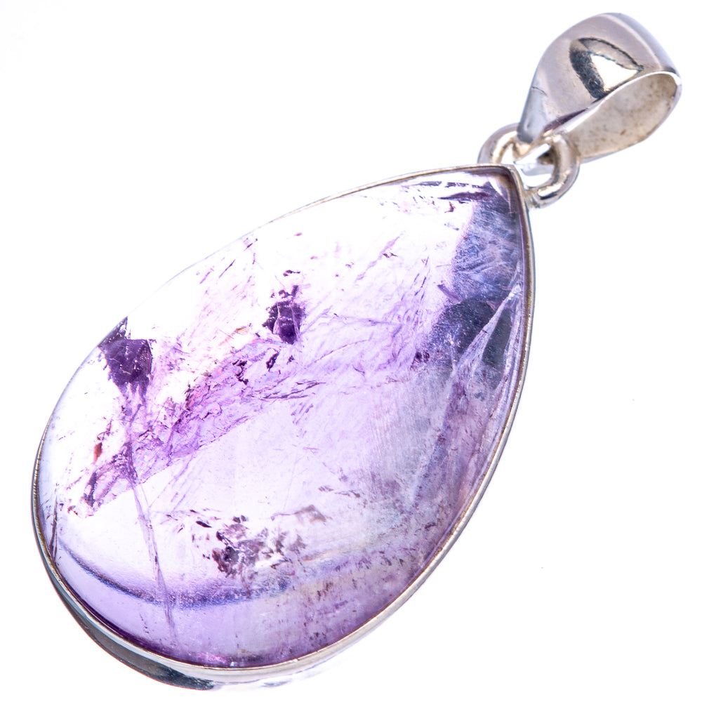 Star Amethyst Pendant 1 5/8" (.925 Sterling Silver)