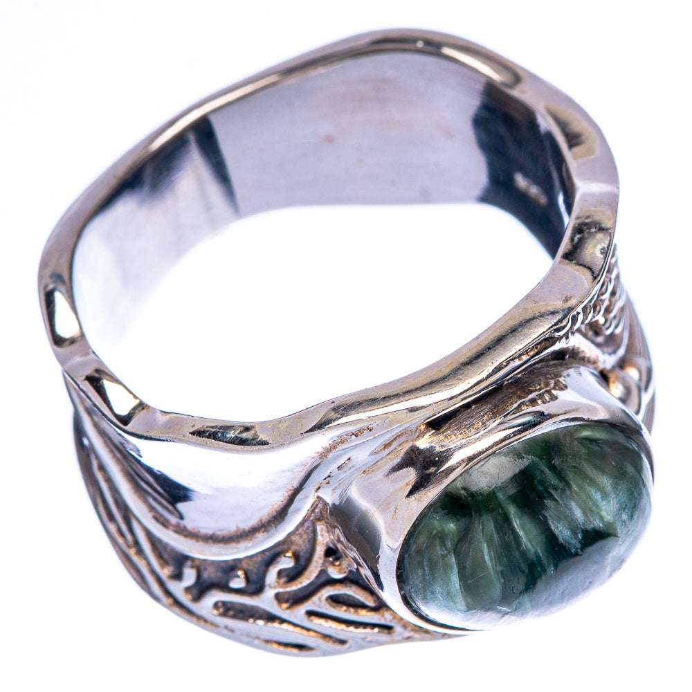 Seraphinite Ring Size 8 (925 Sterling Silver) R146145
