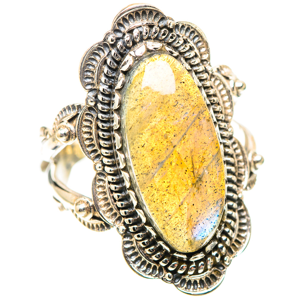 Labradorite 925 Sterling Silver Ring Size 7 (925 Sterling Silver) RING139416
