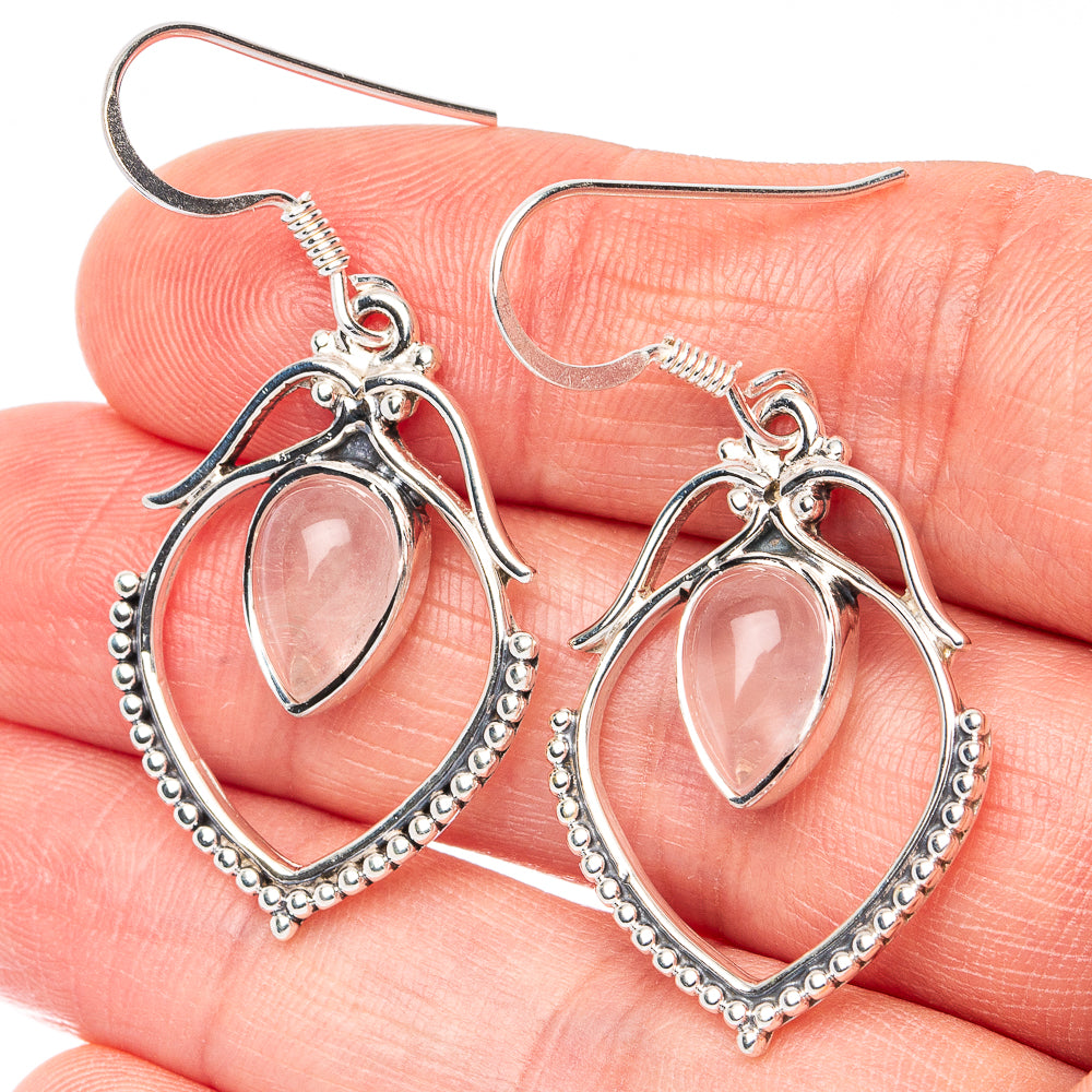 Premium Black Onyx Earrings 1 5/8" (925 Sterling Silver) E2737