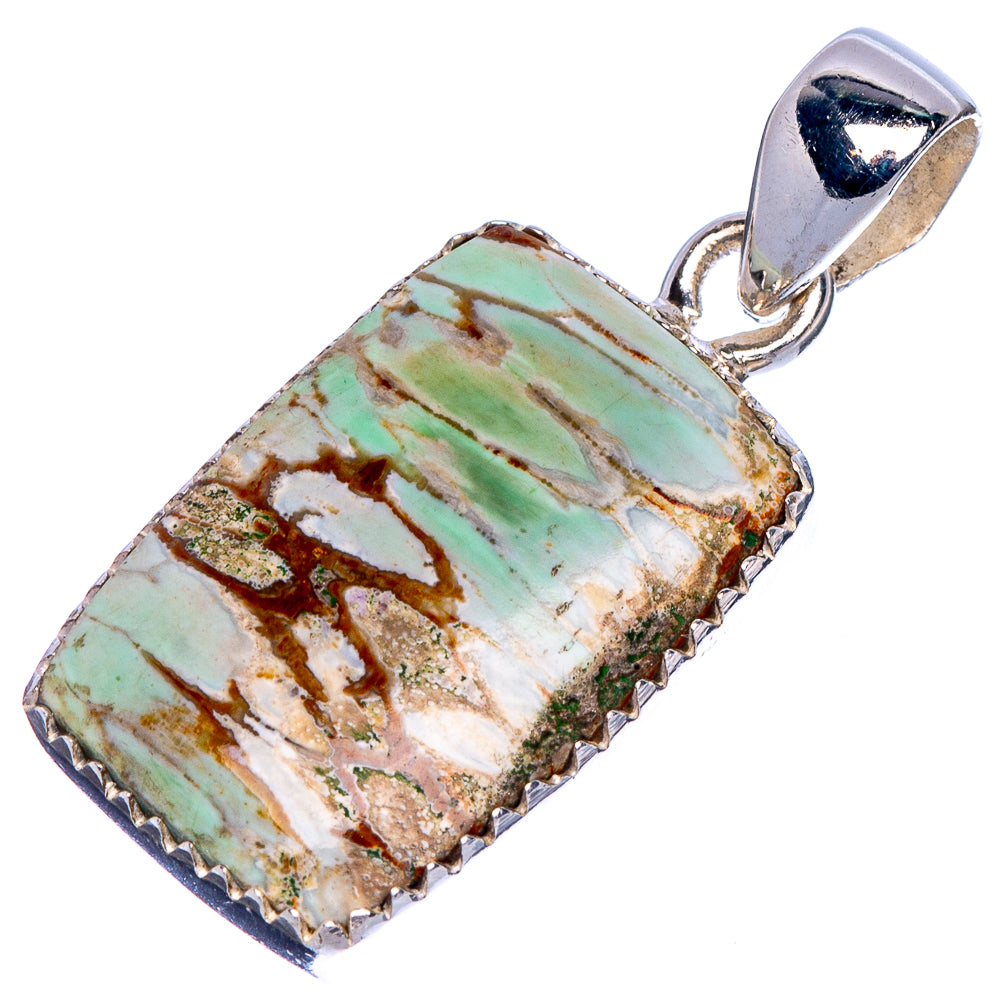 Variscite Pendant 1 3/8" (925 Sterling Silver) P40713