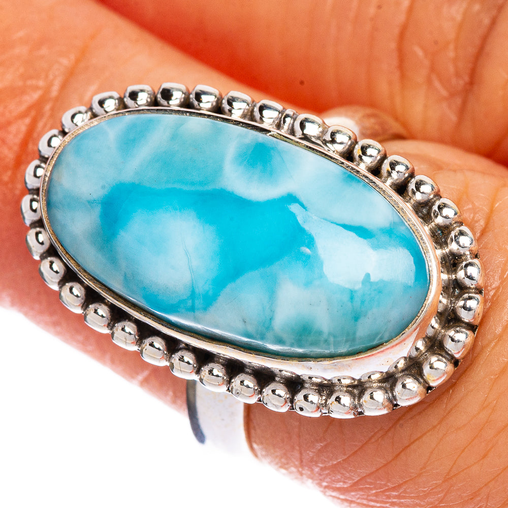 Larimar Ring Size 6 (925 Sterling Silver) R147295