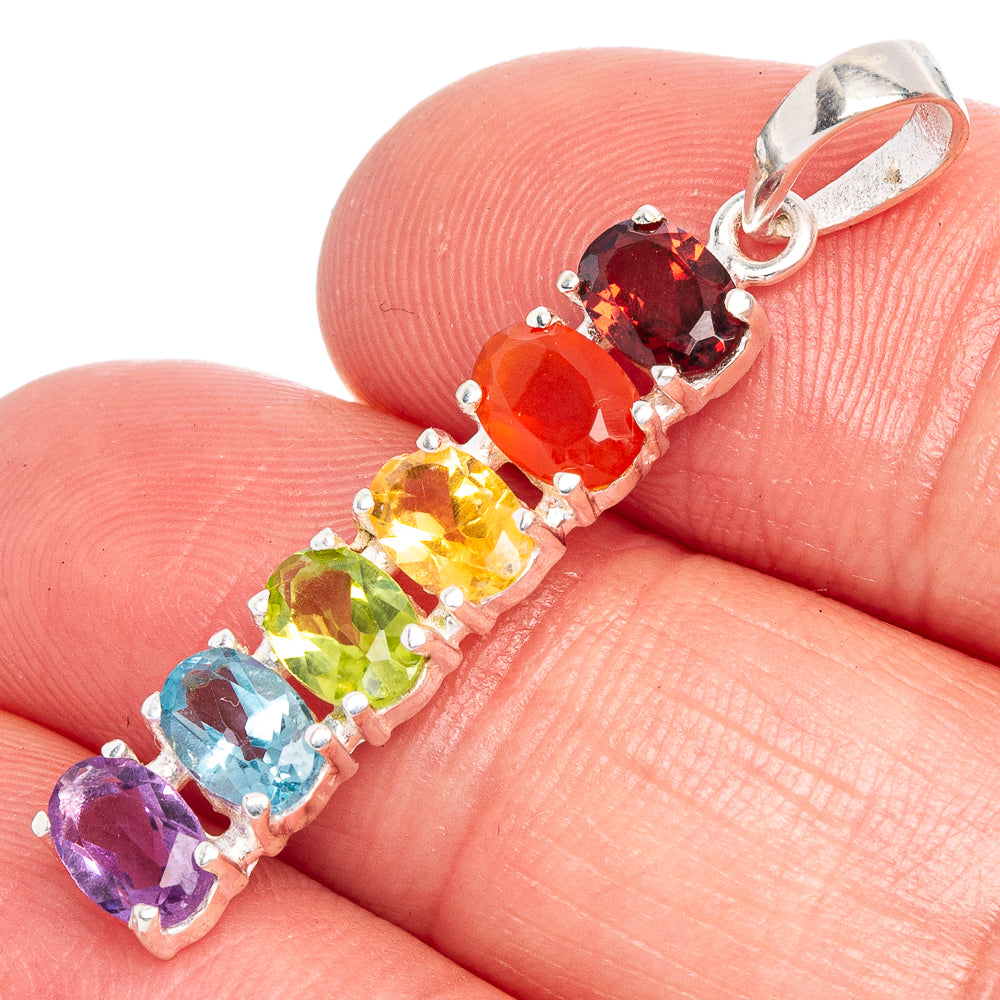Chakra Pendant 1 3/8" (925 Sterling Silver) P40575