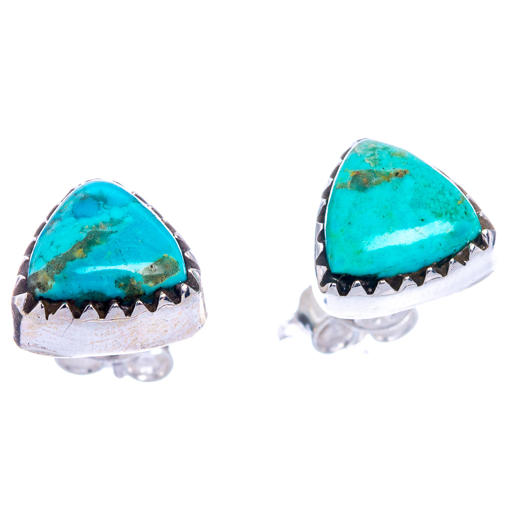 Chrysocolla Earrings 3/8" (925 Sterling Silver) E433524