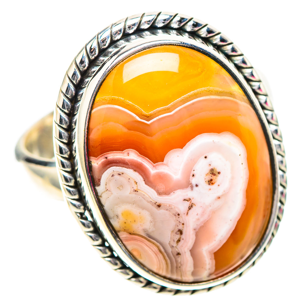 Crazy Lace Agate Ring Size 7 (925 Sterling Silver) RING138725