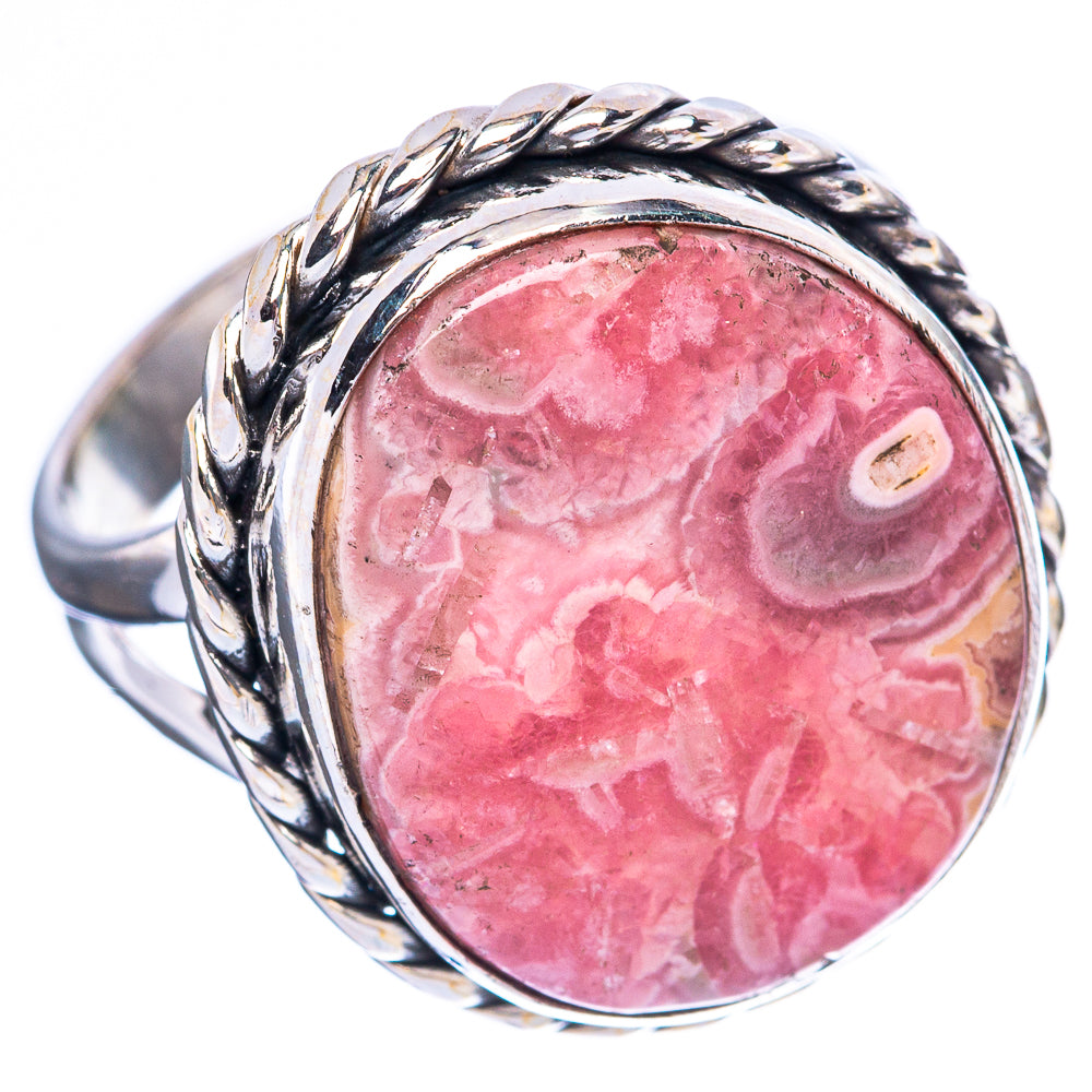 Rhodochrosite Ring Size 7 (925 Sterling Silver) R4021