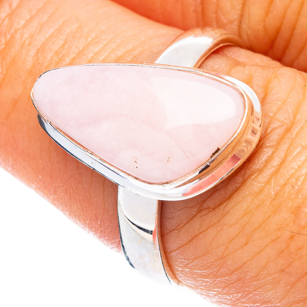 Pink Opal Ring Size 8 (925 Sterling Silver) R4983