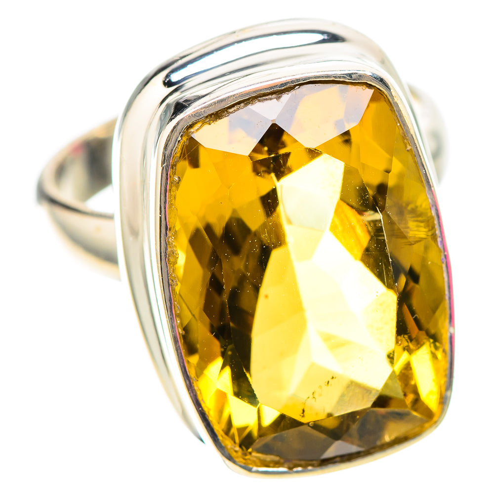 Faceted Citrine Ring Size 8 (925 Sterling Silver) RING138727