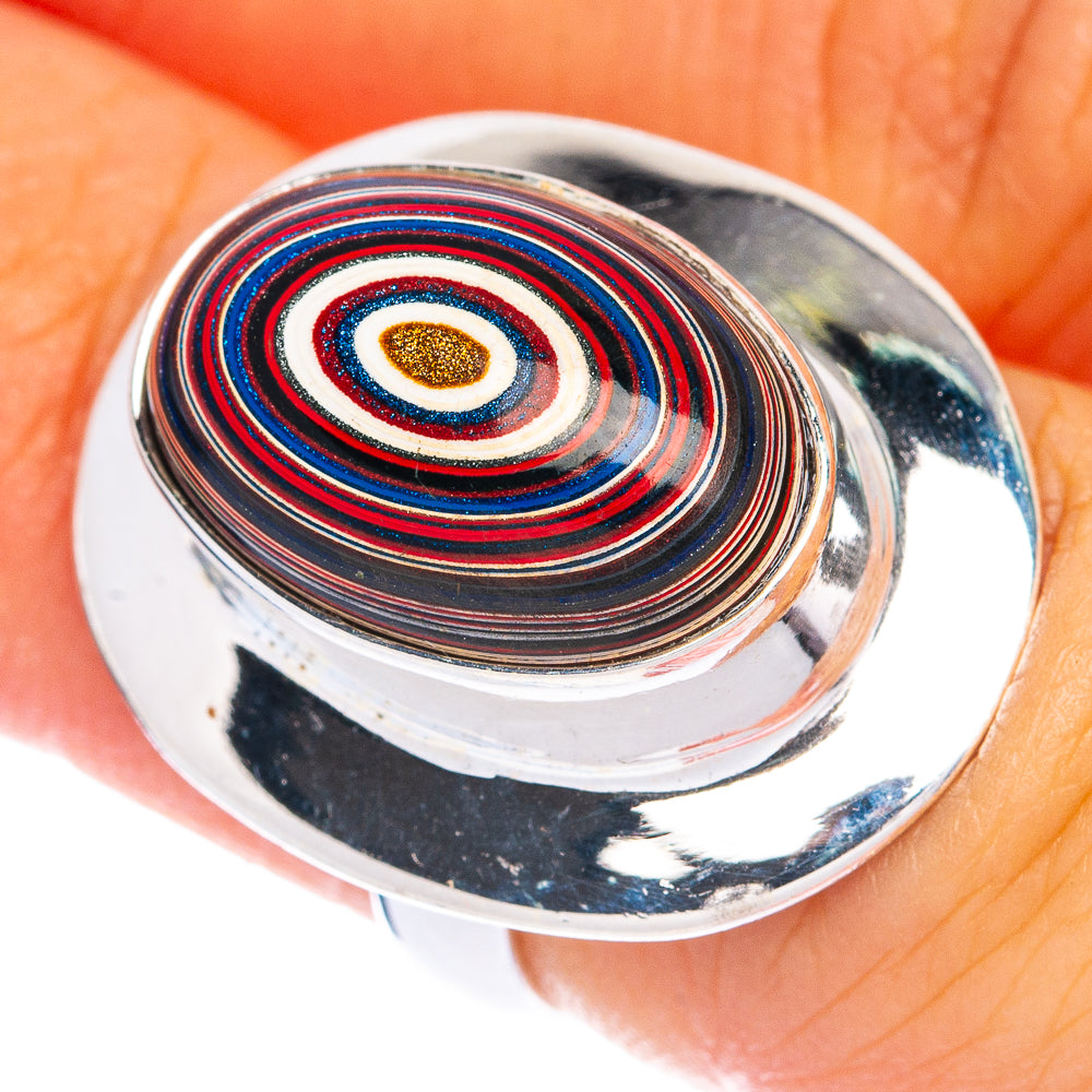 Fordite Ring Size 5.75 (925 Sterling Silver) R144436