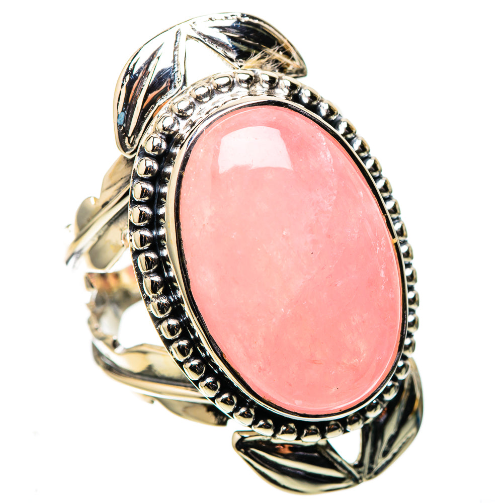 Signature Large Morganite Ring Size 9 (925 Sterling Silver) RING138163