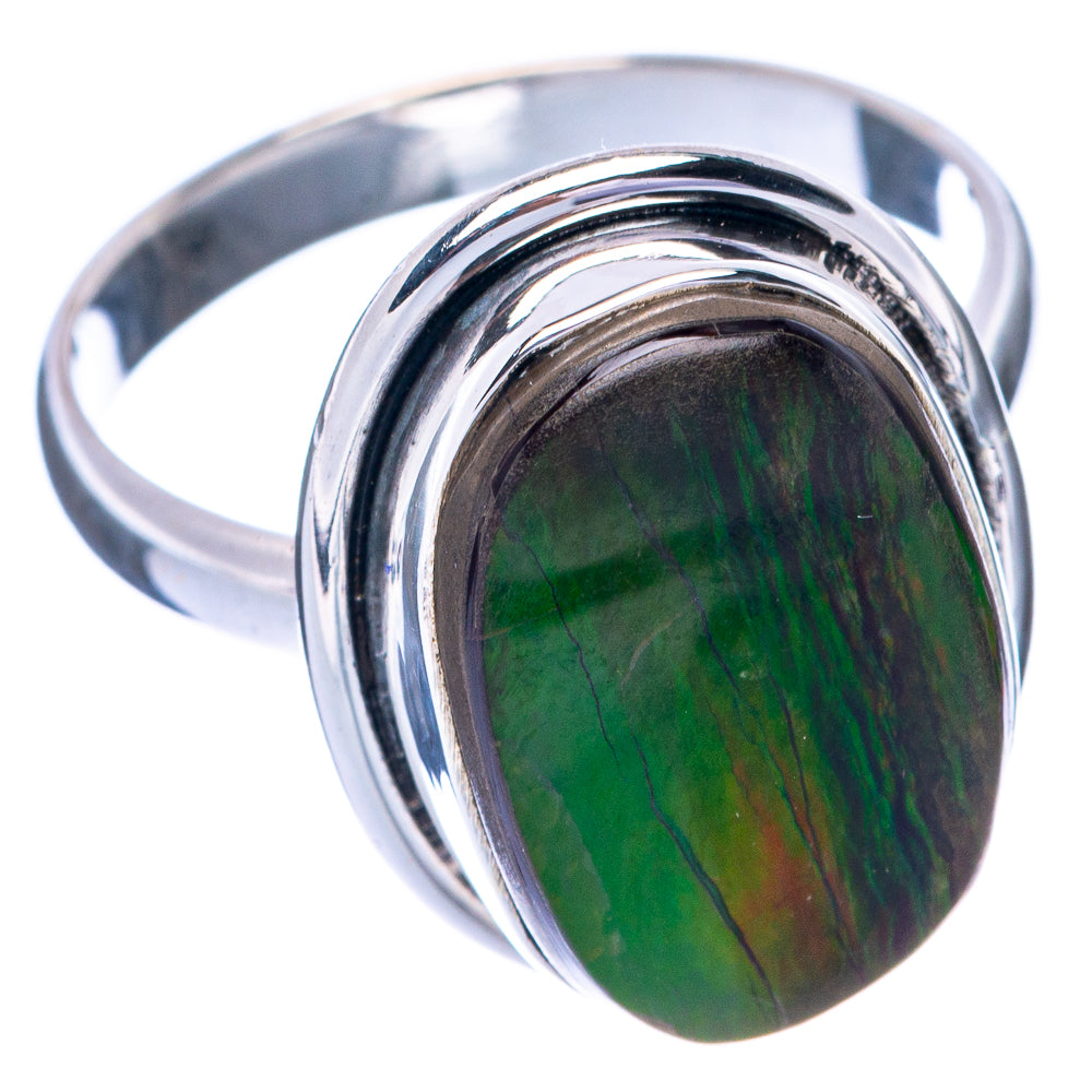Ammolite Ring Size 7.75 (925 Sterling Silver) R144976