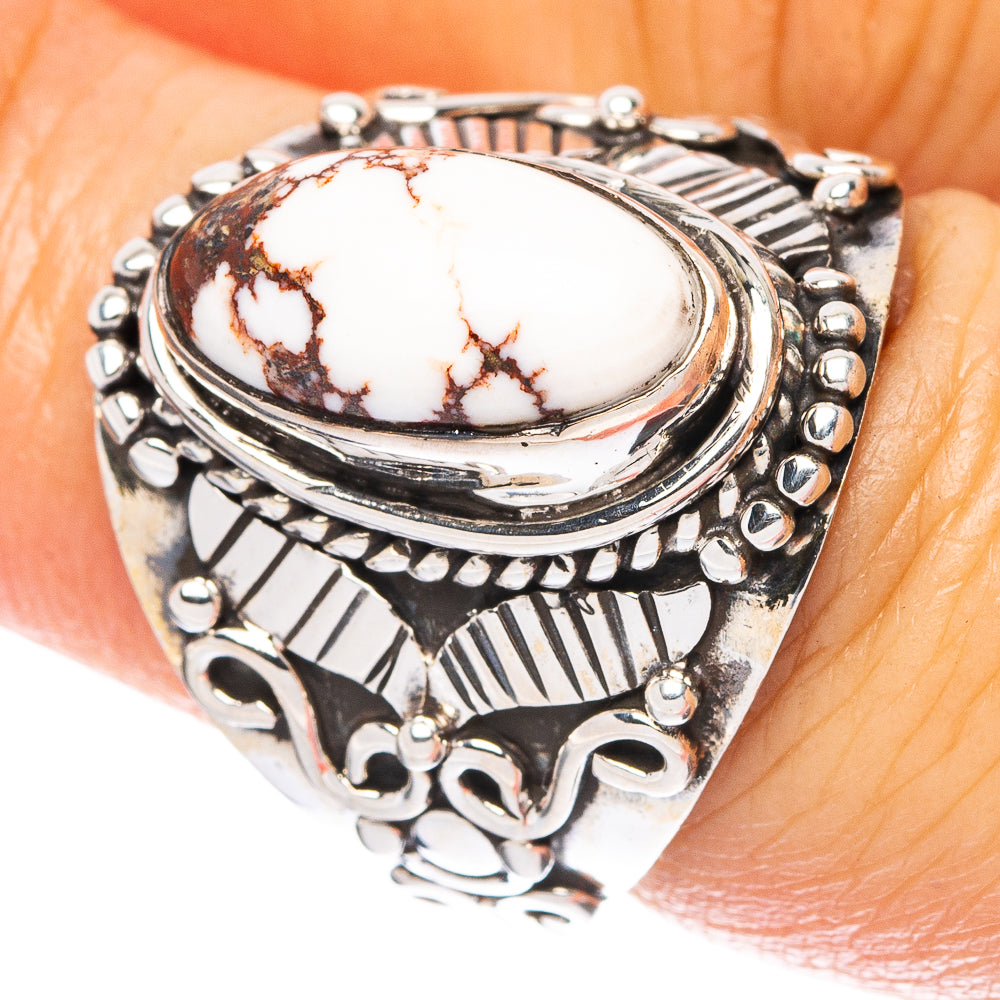 Wild Horse Jasper Ring Size 7 (925 Sterling Silver) R4672