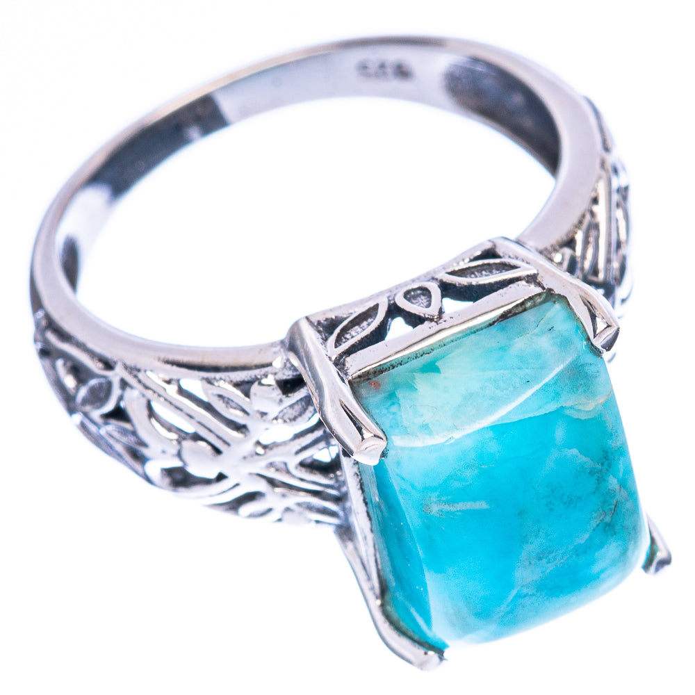 Larimar Ring Size 8.25 (925 Sterling Silver) R2456