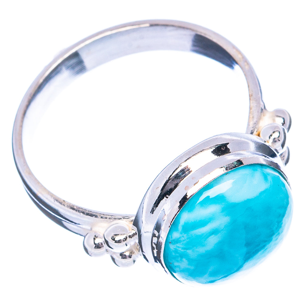 Rare Larimar Ring Size 7 (.925 Sterling Silver)