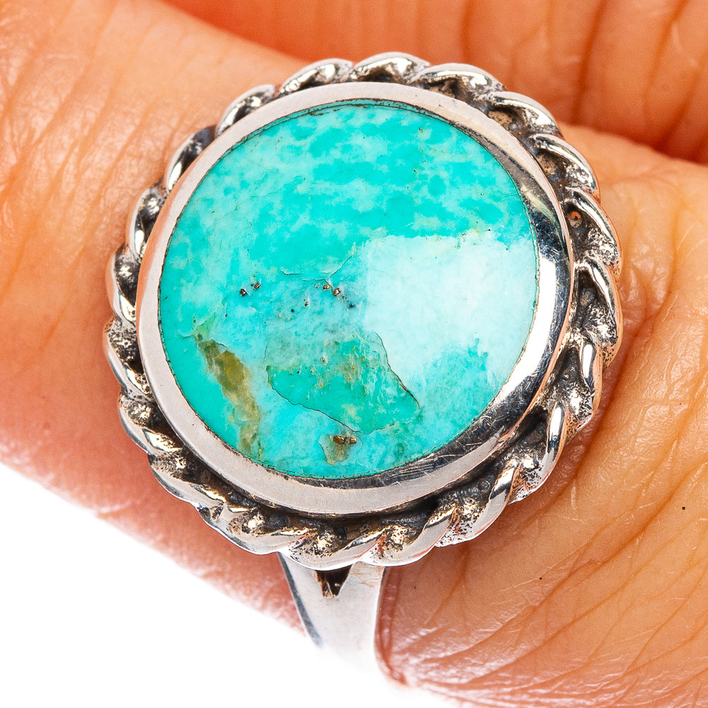 Arizona Turquoise Ring Size 7.75 (925 Sterling Silver) R1100
