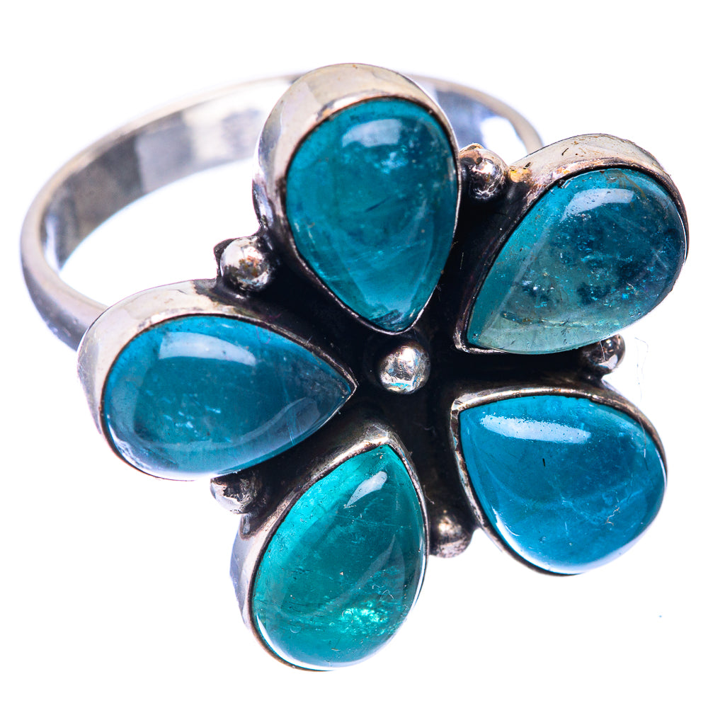 Large Blue Fluorite Ring Size 10 (925 Sterling Silver) R141190