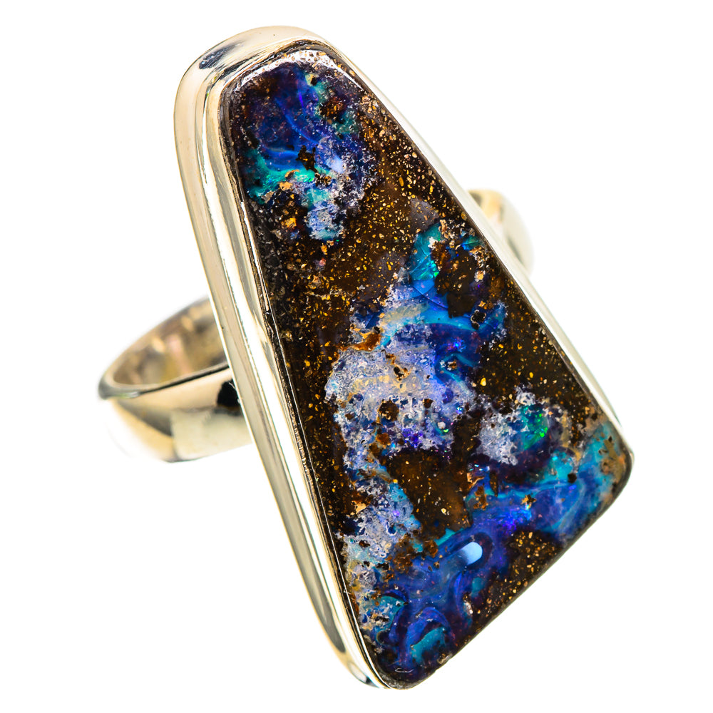 Boulder Opal Ring Size 6.75 (925 Sterling Silver) RING137976