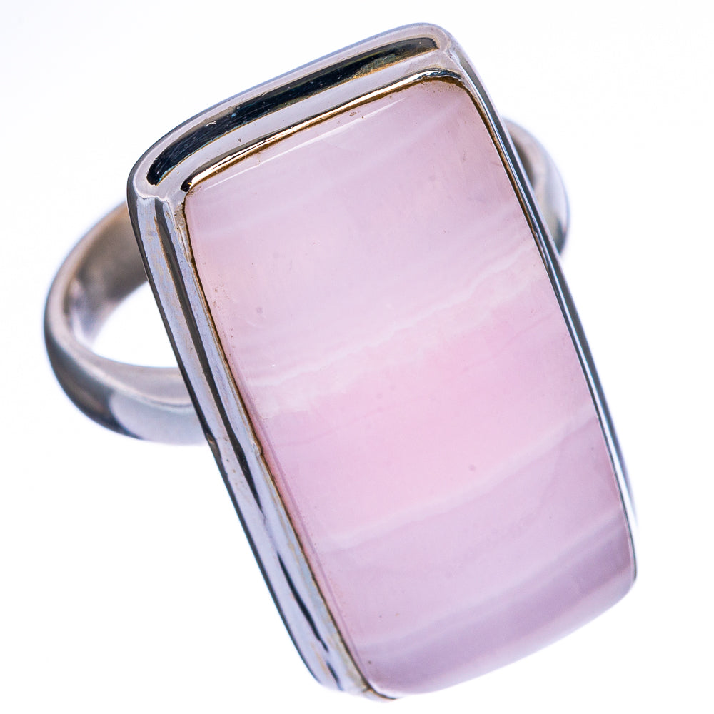 Pink Aragonite Ring Size 6.75 (925 Sterling Silver) R1348