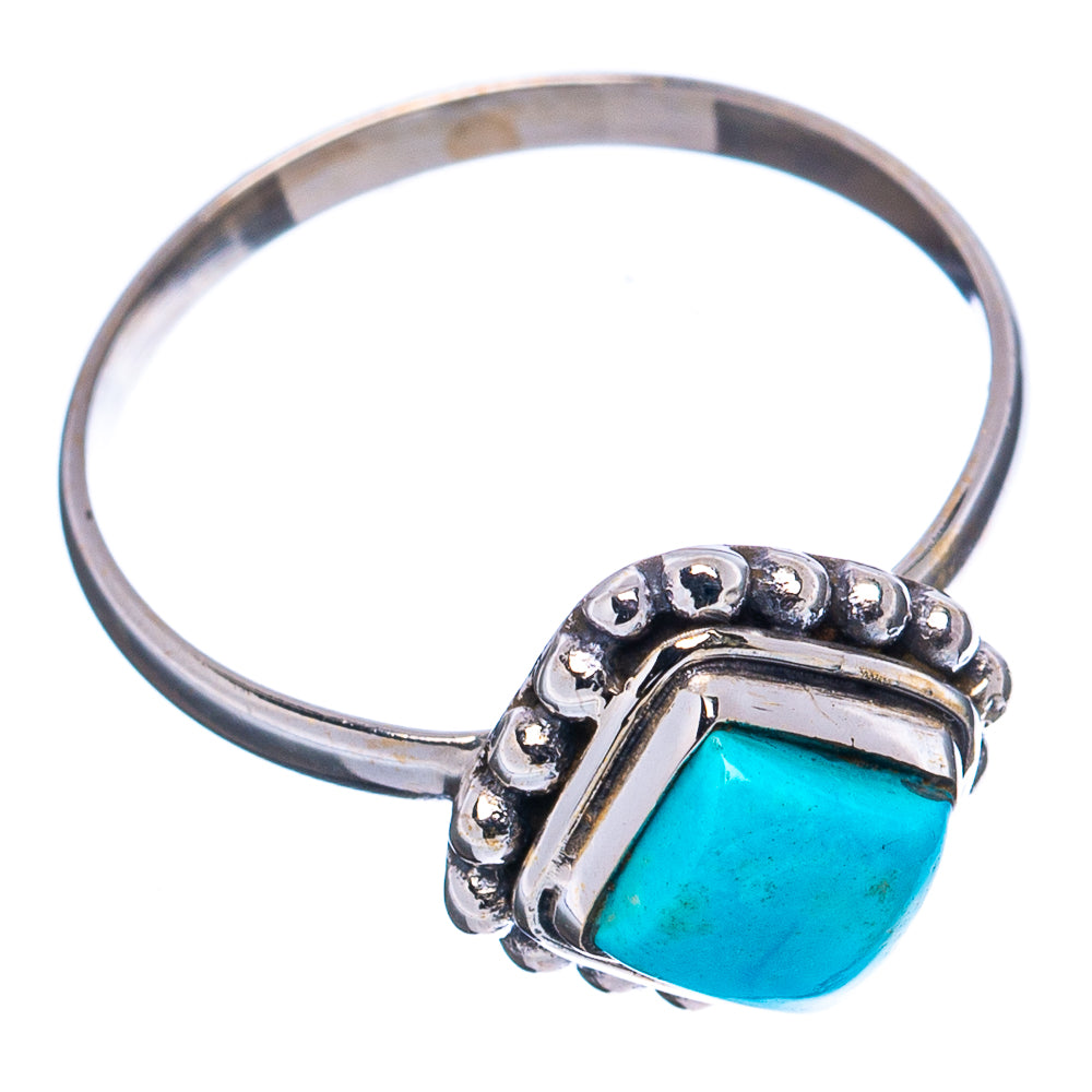Sonoran South Hill Turquoise Dainty Ring Size 5.75 (.925 Sterling Silver)