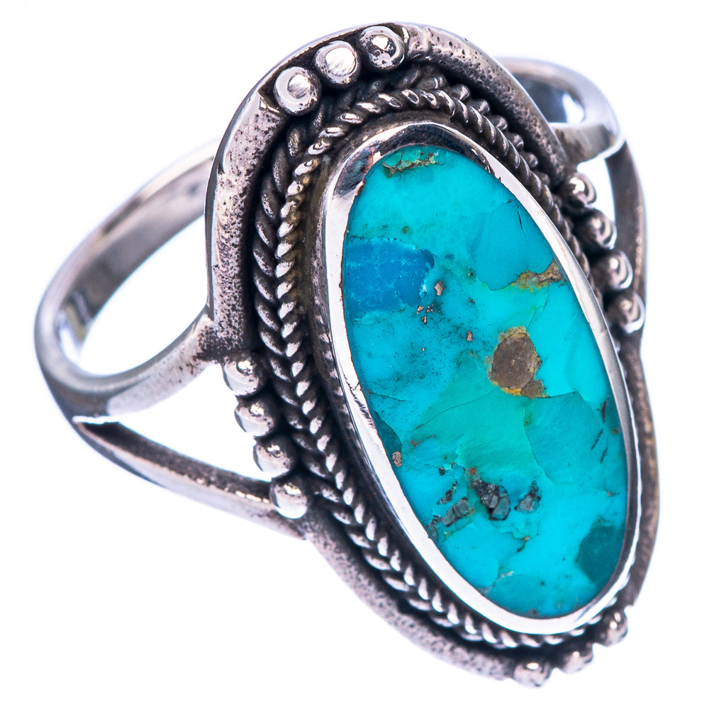 Rare Arizona Turquoise  Ring Size 8.5 (925 Sterling Silver) R146750
