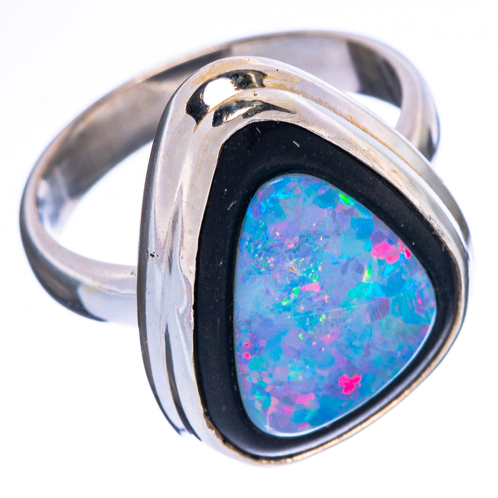 Rare Doublet Opal Ring Size 6 (925 Sterling Silver) R1408