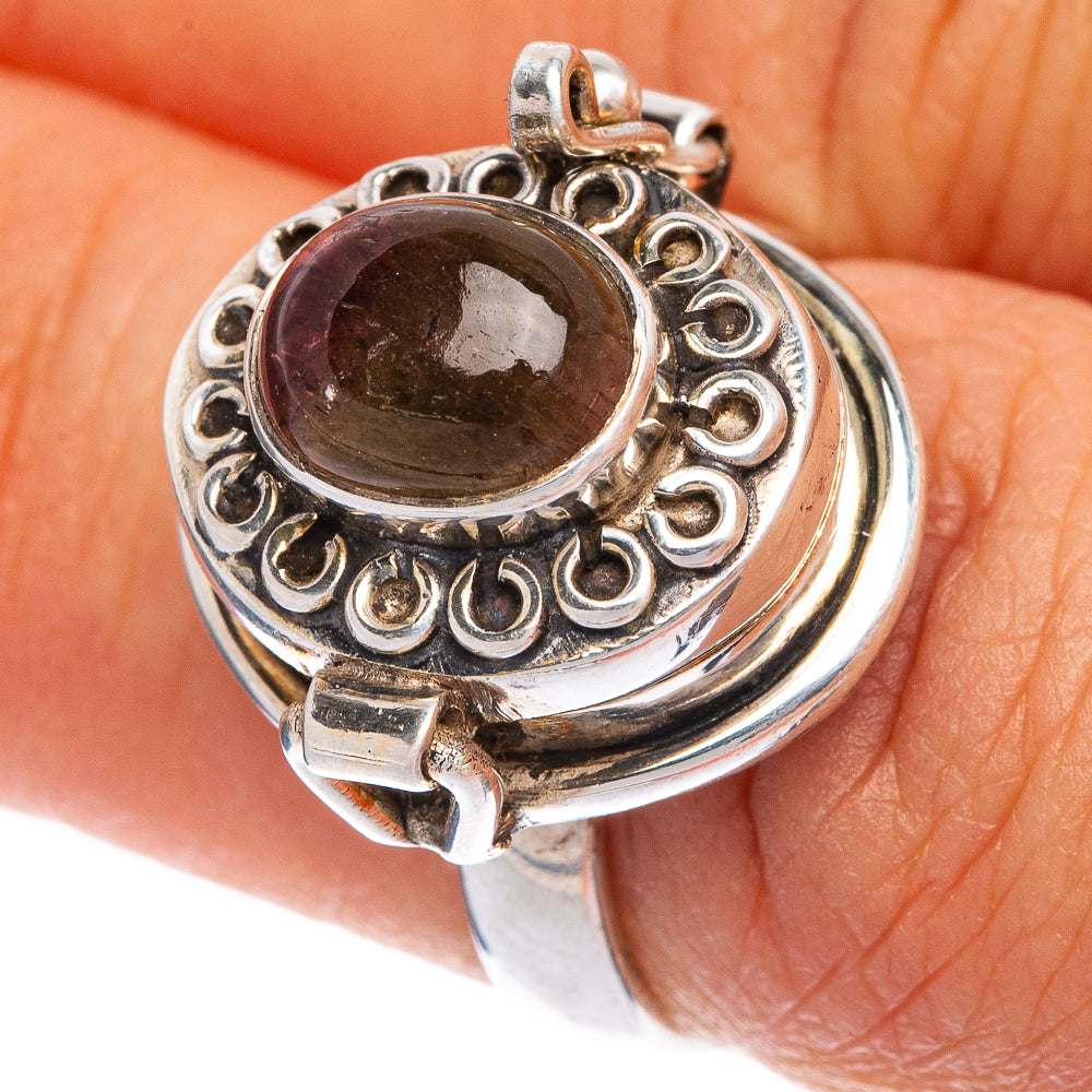 Poison Pink Tourmaline Ring Size 6.5 (925 Sterling Silver) R145338