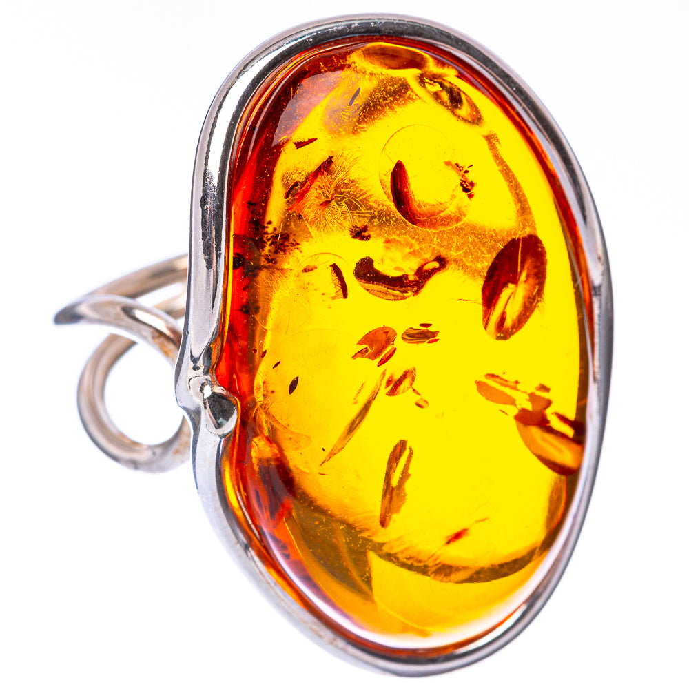 Baltic Amber Ring Size 10.5 (925 Sterling Silver) R1909