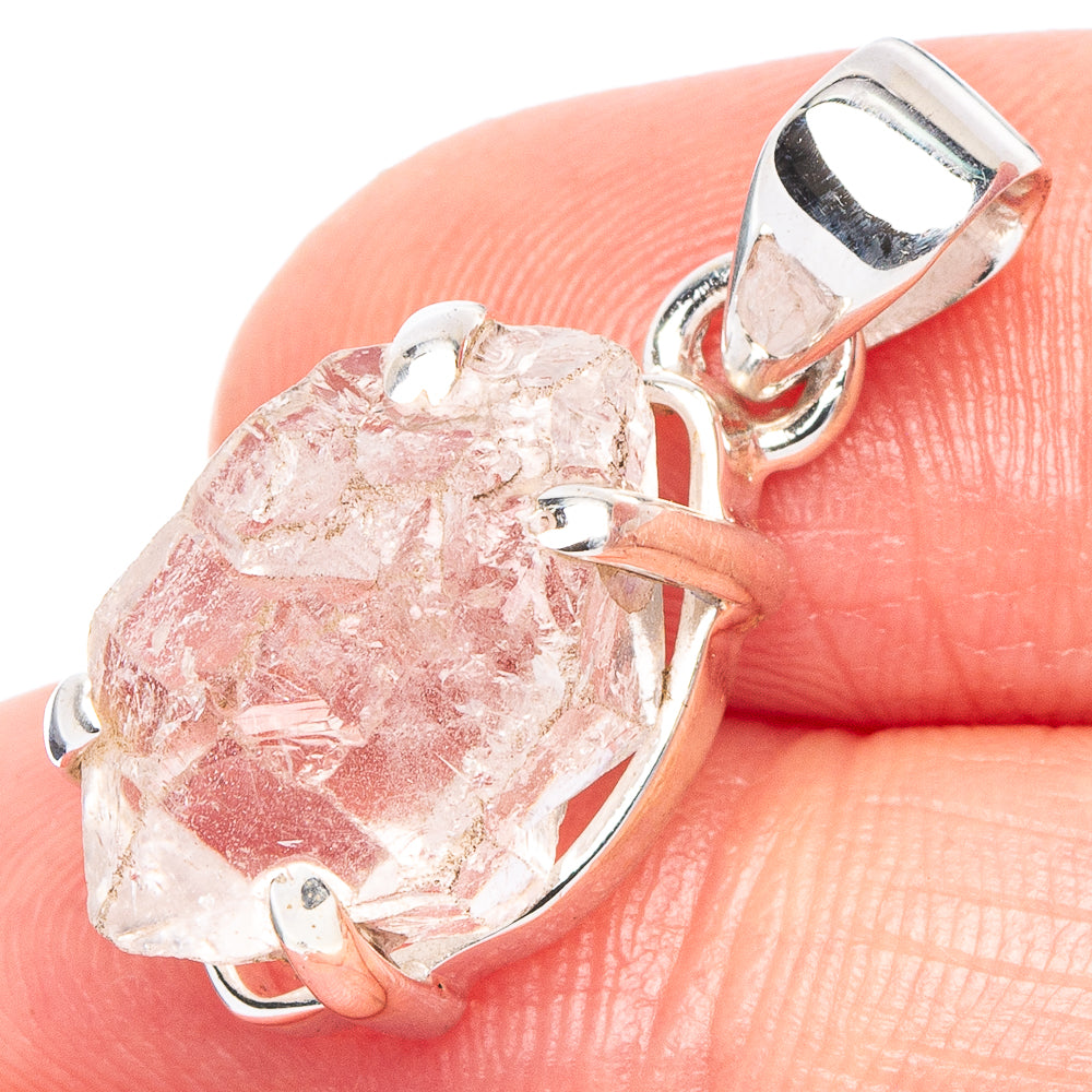 Herkimer Diamond Pendant 1 1/8" (925 Sterling Silver) P43907