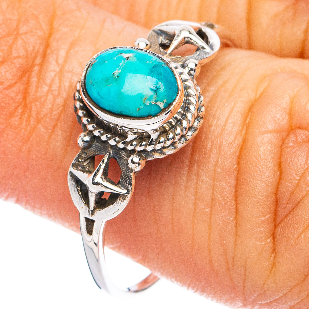 Mohave Turquoise Ring Size 9 (925 Sterling Silver) R8346