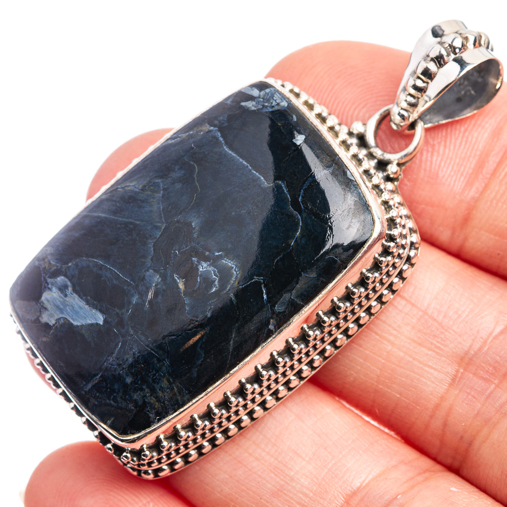 Pietersite Pendant 1 7/8" (925 Sterling Silver) P39023
