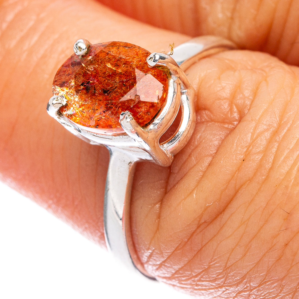 Rare Sunstone Ring Size 7 (925 Sterling Silver) R146646