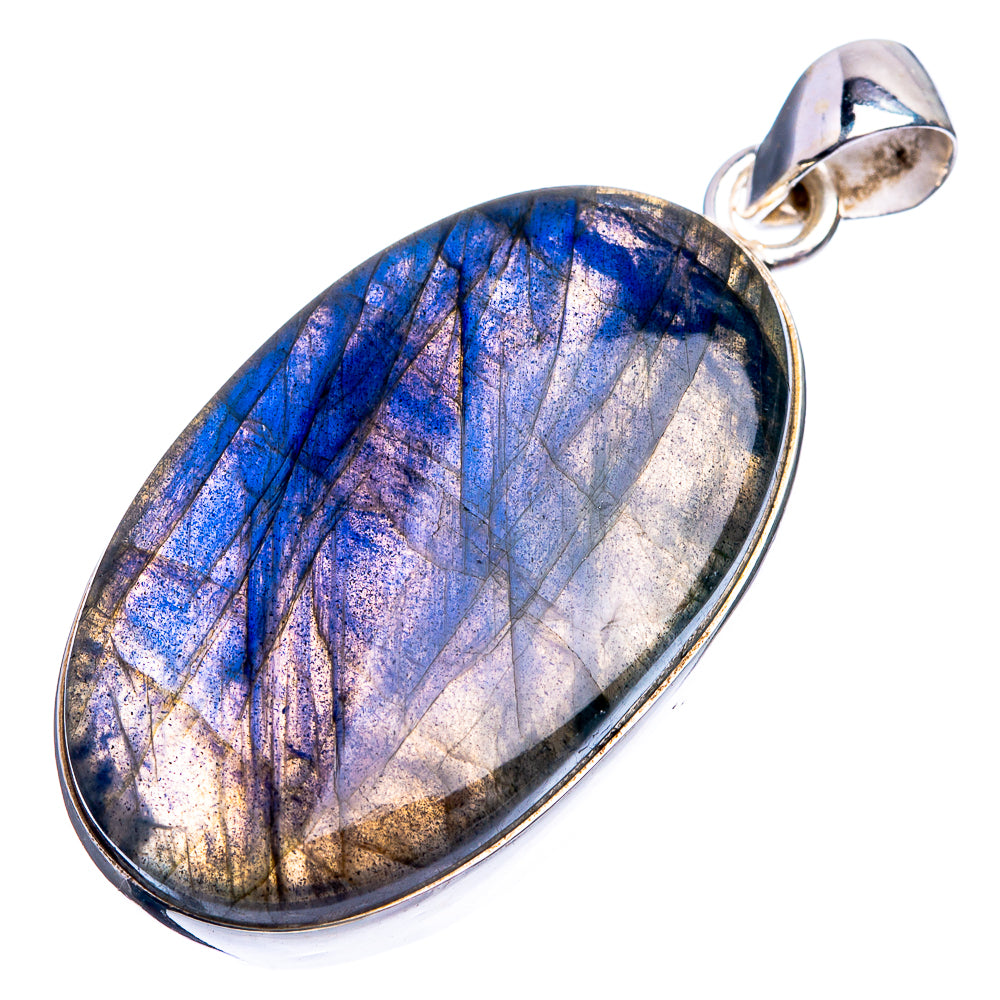 Labradorite Pendant 1 3/4" (925 Sterling Silver) P39005