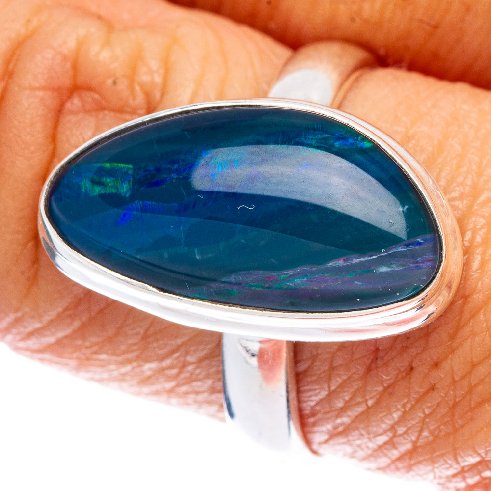Triplet Opal Ring Size 8.75 (925 Sterling Silver) R146580
