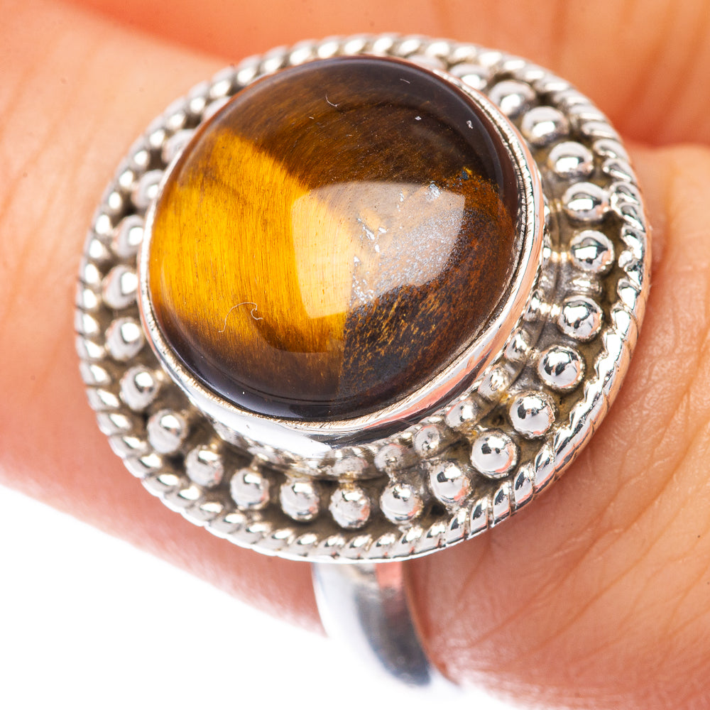 Tiger Eye Ring Size 6.5 (925 Sterling Silver) R145140