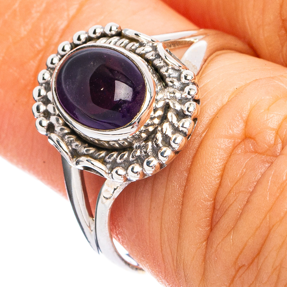 Dainty Amethyst Ring Size 6 (925 Sterling Silver) R8663