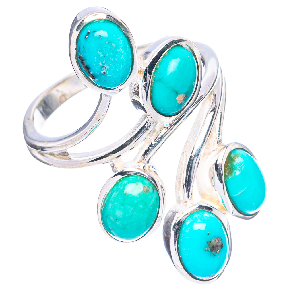 Rare Arizona Turquoise Ring Size 7.25 (925 Sterling Silver) R4824