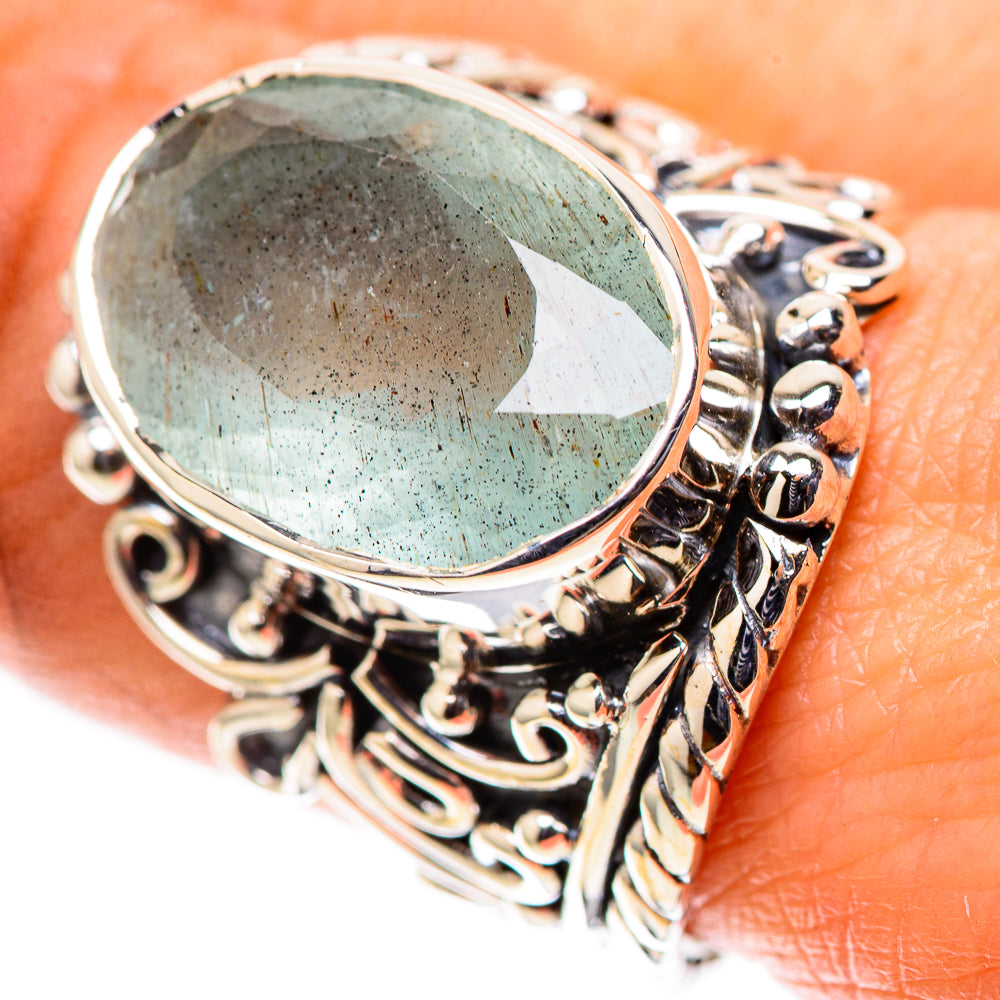 Signature Aquamarine Ring Size 8.25 (925 Sterling Silver) RING138142